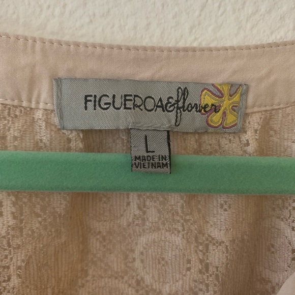 Figueroa & Flowers | Boho Peasant Blouse | L - Picture 5 of 8